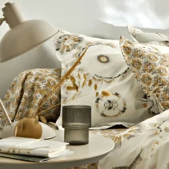 Becquet Linge de lit percale fleurs - CRÉATION< Housse De Couette|Linge De Lit Fantaisie, Linge De Lit Brodé