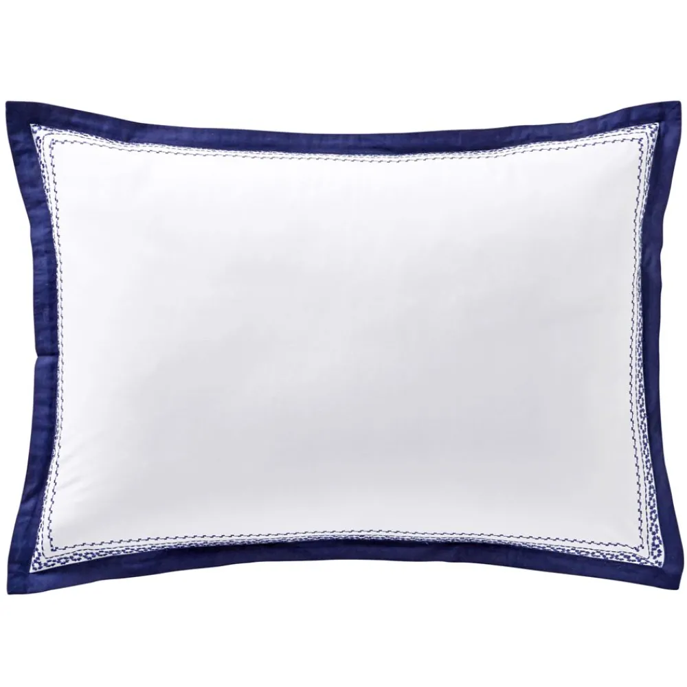 Becquet Linge de lit percale frises brodées - CRÉATION< Housse De Couette|Linge De Lit Fantaisie, Linge De Lit Brodé