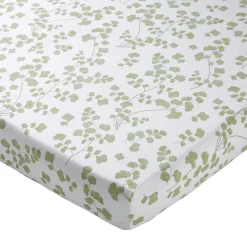 Becquet Linge de lit percale motif végétal - CRÉATION< Les Matières|Housse De Couette