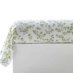 Becquet Linge de lit percale motif végétal - CRÉATION< Les Matières|Housse De Couette