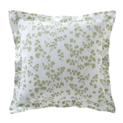Becquet Linge de lit percale motif végétal - CRÉATION< Les Matières|Housse De Couette