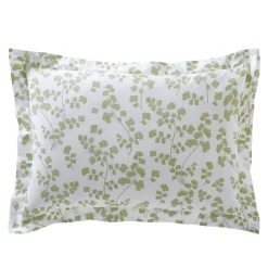 Becquet Linge de lit percale motif végétal - CRÉATION< Les Matières|Housse De Couette