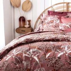 Becquet Linge de lit percale motif panthère - CRÉATION< Les Matières|Housse De Couette