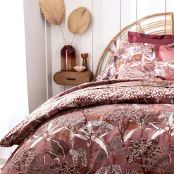 Becquet Linge de lit percale motif panthère - CRÉATION< Les Matières|Housse De Couette