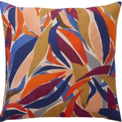 Becquet Linge de lit percale motif feuillage - CRÉATION< Les Matières|Housse De Couette