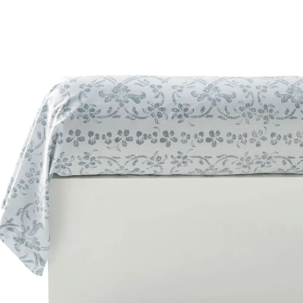 Becquet Linge de lit percale motif volutes et arabesques - CRÉATION< Les Matières|Housse De Couette