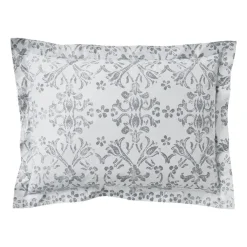 Becquet Linge de lit percale motif volutes et arabesques - CRÉATION< Les Matières|Housse De Couette