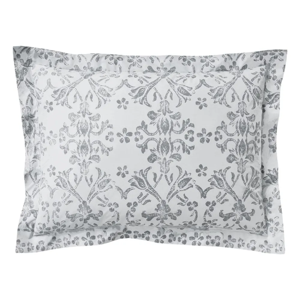 Becquet Linge de lit percale motif volutes et arabesques - CRÉATION< Les Matières|Housse De Couette
