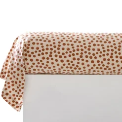 Becquet Linge de lit percale motif feuillage - CRÉATION< Housse De Couette|Linge De Lit Fantaisie, Linge De Lit Brodé