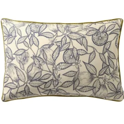 Becquet Linge de lit percale motif citrons - CRÉATION< Housse De Couette|Linge De Lit Fantaisie, Linge De Lit Brodé