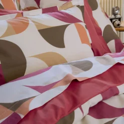 Becquet Linge de lit percale motifs géométriques< Les Matières|Housse De Couette