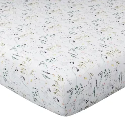 Becquet Linge de lit percale motif végétal - CRÉATION< Les Matières|Housse De Couette
