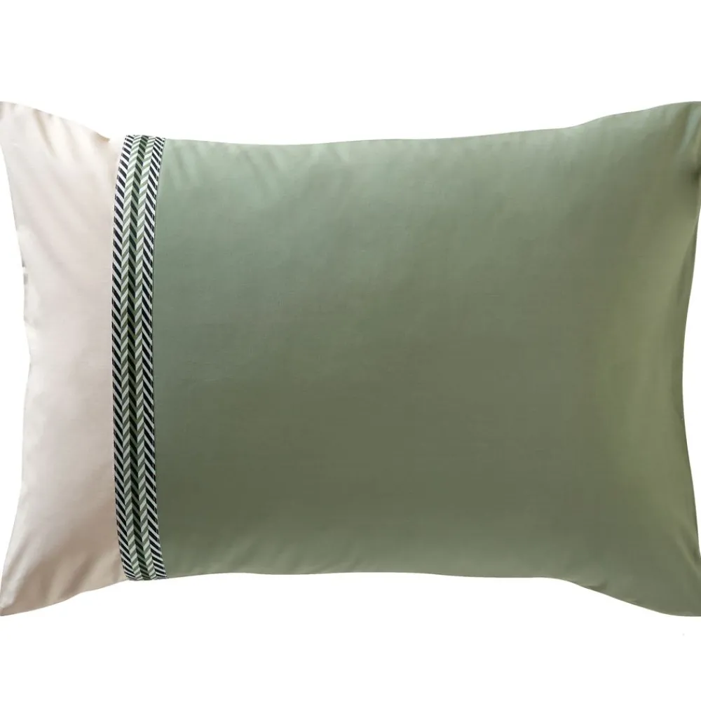 Becquet Linge de lit percale parements et galon< Housse De Couette|Linge De Lit Fantaisie, Linge De Lit Brodé