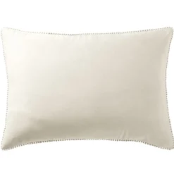 Becquet Linge de lit percale pompons - CRÉATION< Les Matières|Housse De Couette