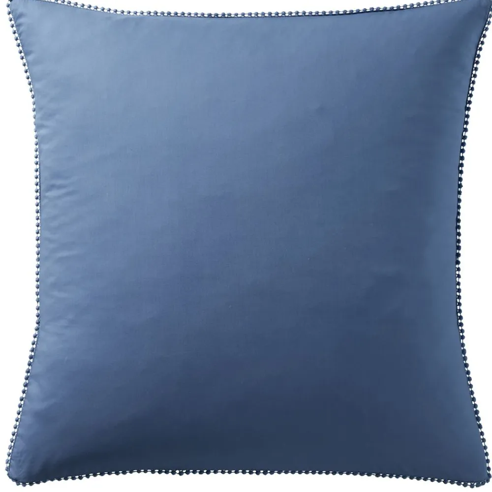 Becquet Linge de lit percale pompons - CRÉATION< Les Matières|Housse De Couette