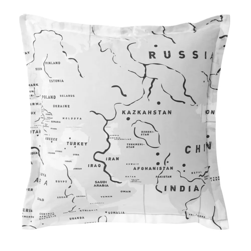 Becquet Linge de lit planisphère - CRÉATION<Enfant Linge De Lit Ado, Housse De Couette|Linge De Lit Fantaisie, Linge De Lit Brodé