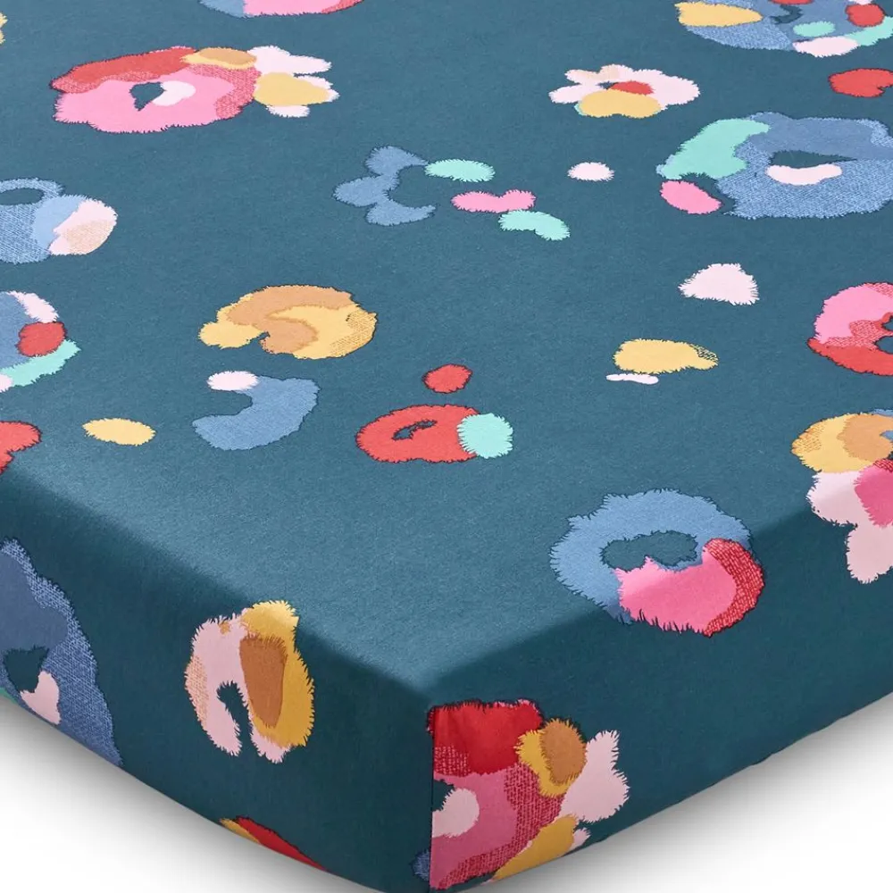 Becquet Linge de lit plumes colorées - CRÉATION< Housse De Couette|Linge De Lit Fantaisie, Linge De Lit Brodé