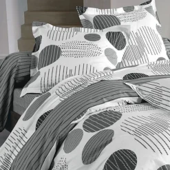 Becquet Linge de lit pois et rayures - CRÉATION<Enfant Linge De Lit Ado, Housse De Couette|Les Matières