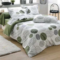Becquet Linge de lit pois et rayures - CRÉATION<Enfant Linge De Lit Ado, Housse De Couette|Les Matières