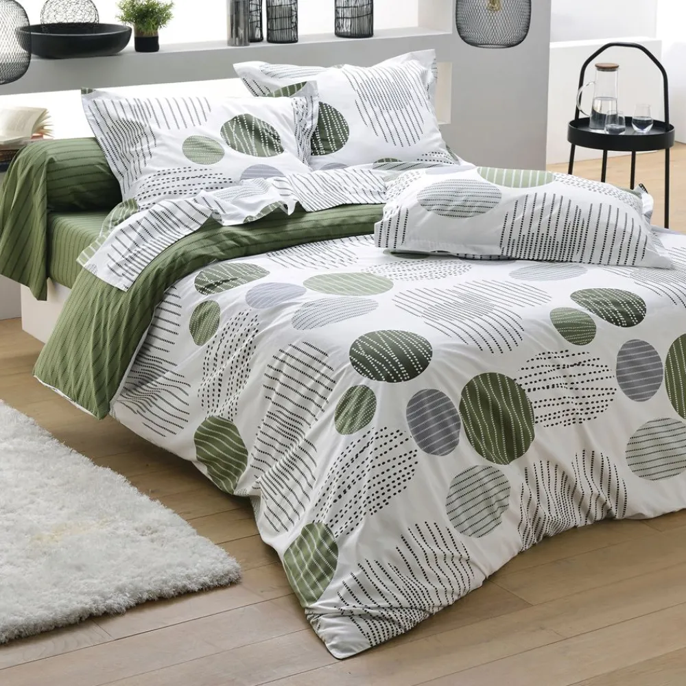 Becquet Linge de lit pois et rayures - CRÉATION<Enfant Linge De Lit Ado, Housse De Couette|Les Matières