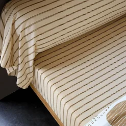 Becquet Linge de lit pois et rayures - CRÉATION<Enfant Linge De Lit Ado, Housse De Couette|Les Matières
