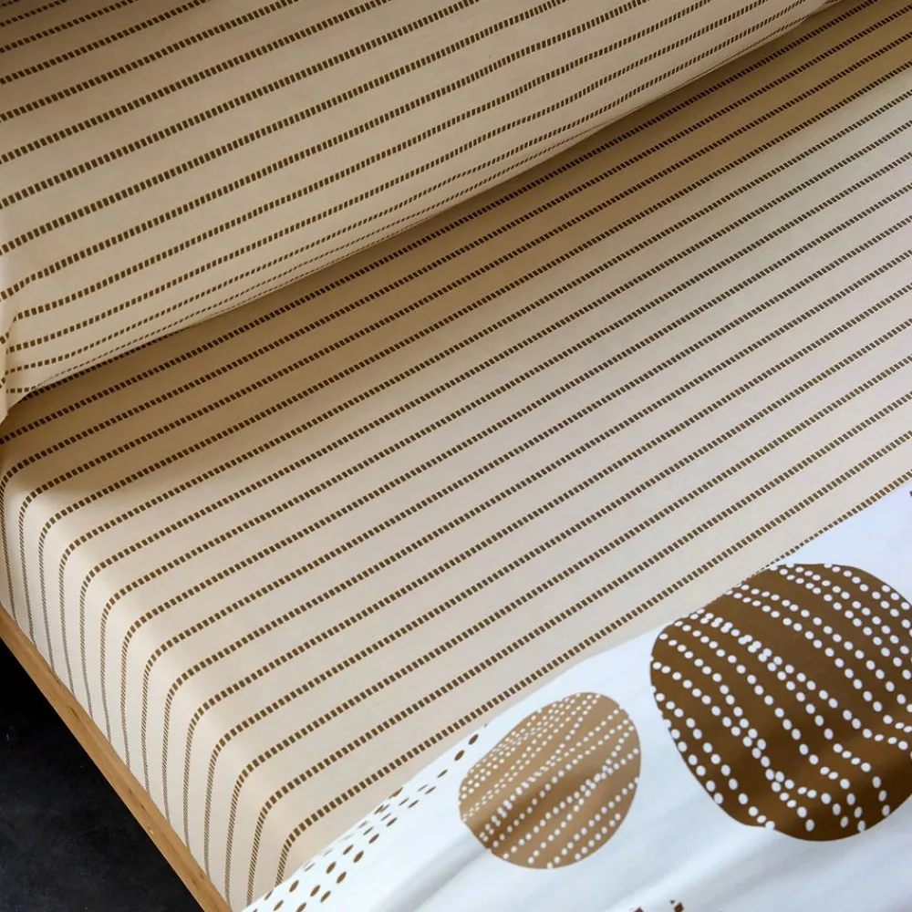 Becquet Linge de lit pois et rayures - CRÉATION<Enfant Linge De Lit Ado, Housse De Couette|Les Matières