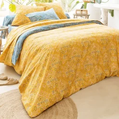 Becquet Linge de lit polycoton motif éléphant - CRÉATION< Les Matières|Housse De Couette