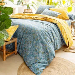 Becquet Linge de lit polycoton motif éléphant - CRÉATION< Les Matières|Housse De Couette