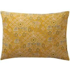 Becquet Linge de lit polycoton motif éléphant - CRÉATION< Les Matières|Housse De Couette