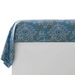 Becquet Linge de lit polycoton motif éléphant - CRÉATION< Les Matières|Housse De Couette