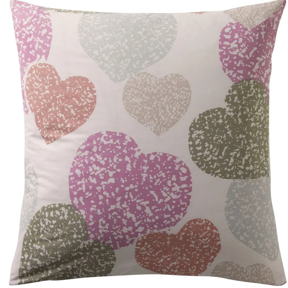 Becquet Linge de lit polycoton motif cœurs - CRÉATION< Housse De Couette|Linge De Lit Fantaisie, Linge De Lit Brodé