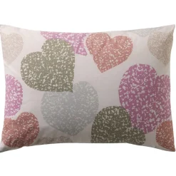 Becquet Linge de lit polycoton motif cœurs - CRÉATION< Housse De Couette|Linge De Lit Fantaisie, Linge De Lit Brodé