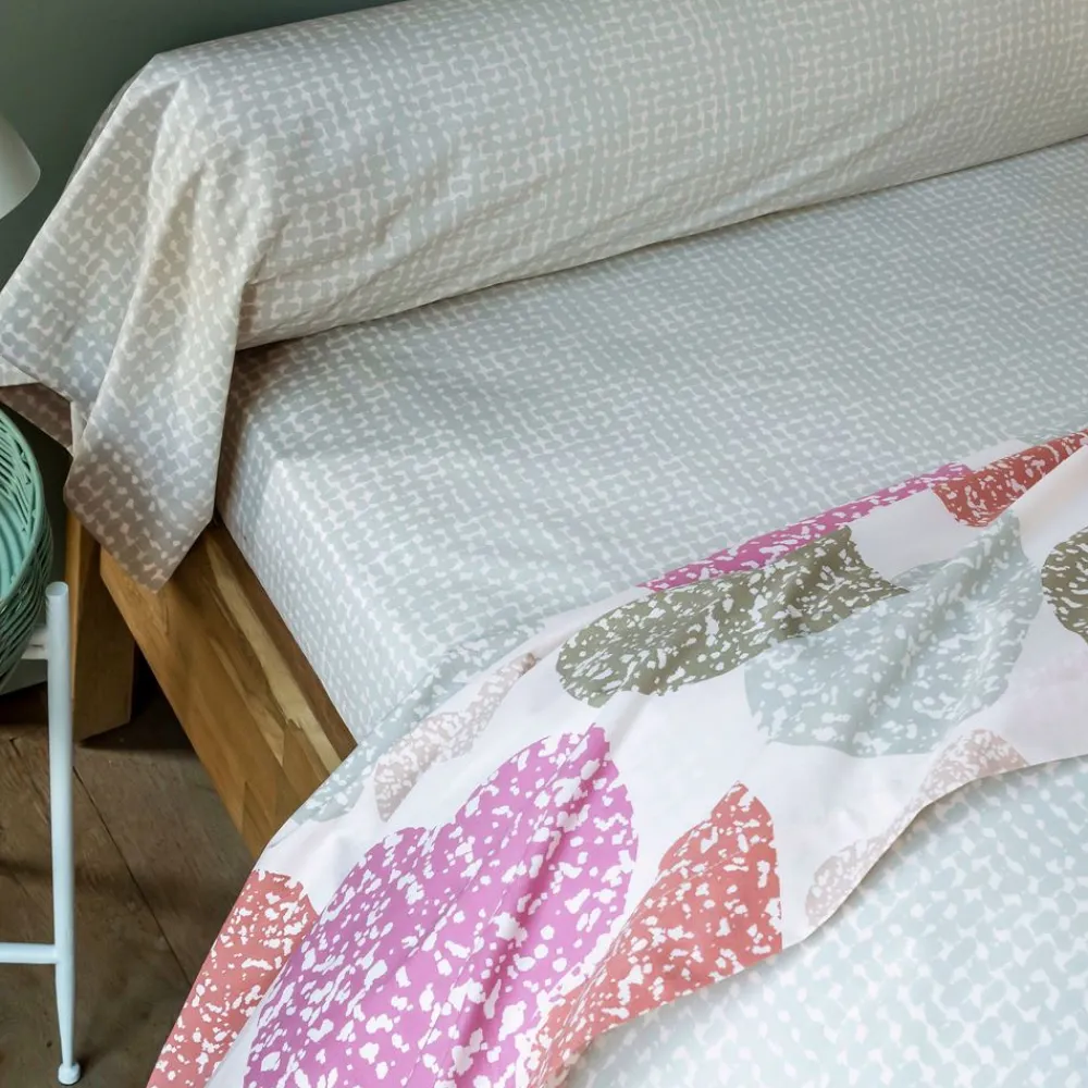 Becquet Linge de lit polycoton motif cœurs - CRÉATION< Housse De Couette|Linge De Lit Fantaisie, Linge De Lit Brodé