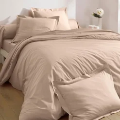 Becquet Linge de lit pur coton percale - Lauréat - Taie d'oreiller personnalisable< Les Matières|Housse De Couette
