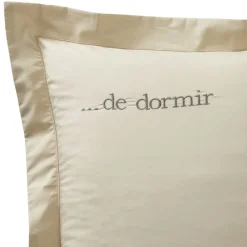 Becquet Linge de lit pur coton percale - Lauréat - Taie d'oreiller personnalisable< Les Matières|Housse De Couette