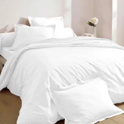Becquet Linge de lit pur coton percale - Lauréat - Taie d'oreiller personnalisable< Les Matières|Housse De Couette