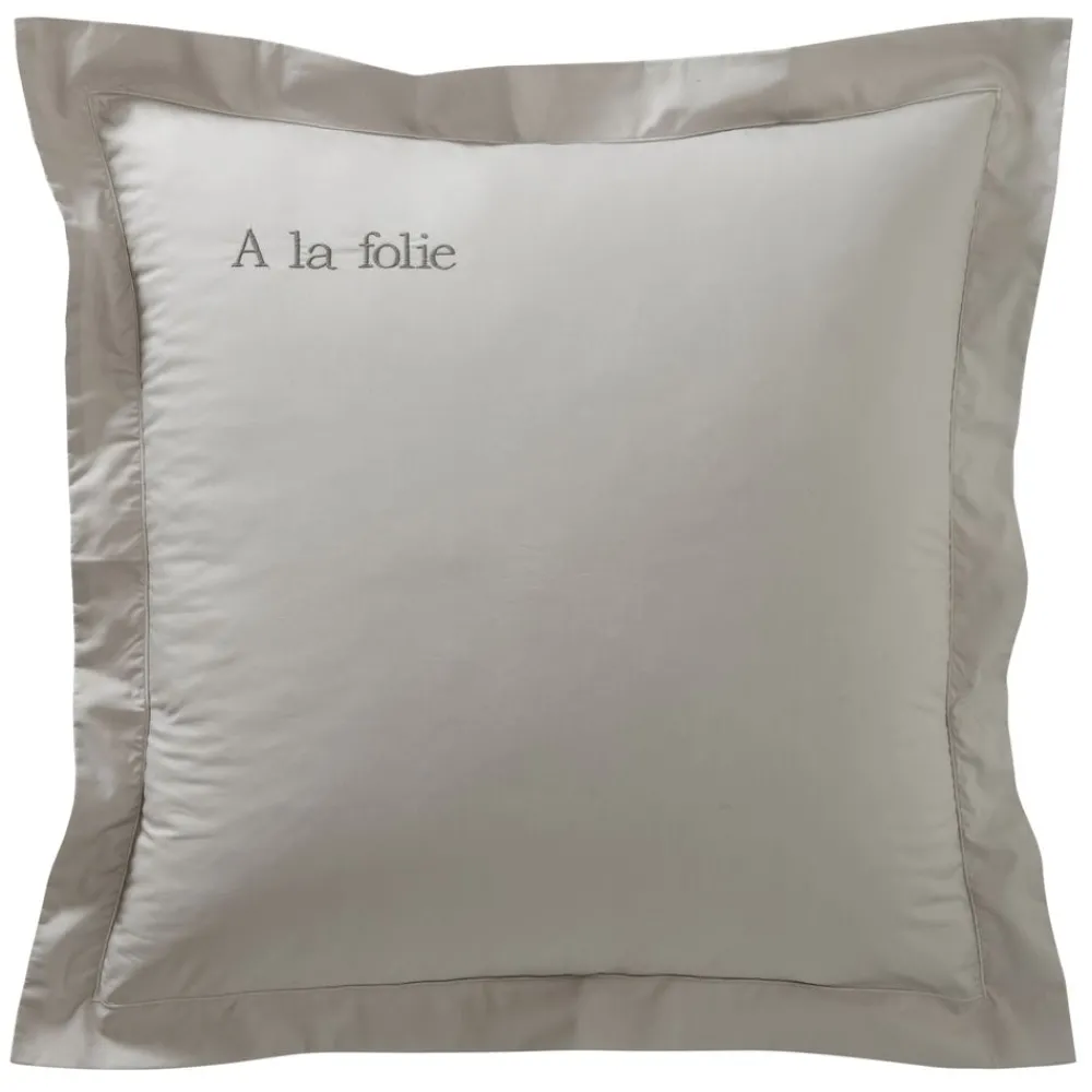 Becquet Linge de lit pur coton percale - Lauréat - Taie d'oreiller personnalisable< Les Matières|Housse De Couette