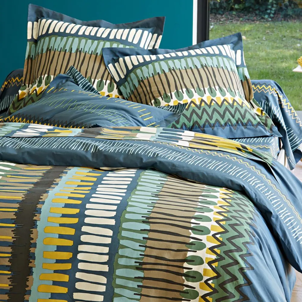Becquet Linge de lit rayures de motifs - CRÉATION<Enfant Linge De Lit Ado, Housse De Couette|Housse De Couette