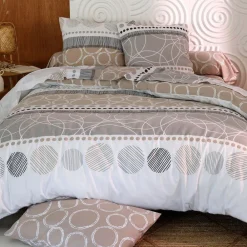 Becquet Linge de lit rayures de motifs - CRÉATION<Enfant Linge De Lit Ado, Housse De Couette|Les Matières