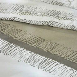 Becquet Linge de lit rayures fantaisie - CRÉATION<Enfant Linge De Lit Ado, Housse De Couette|Les Matières