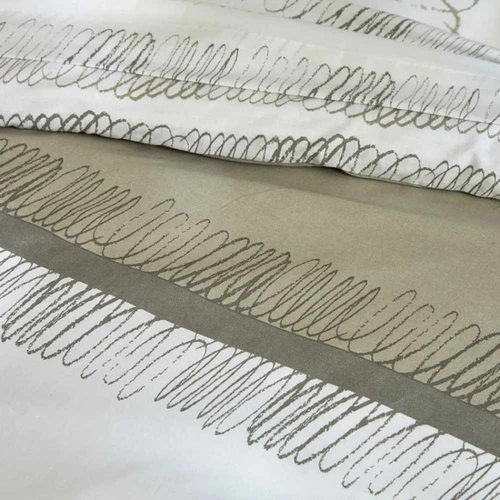 Becquet Linge de lit rayures fantaisie - CRÉATION<Enfant Linge De Lit Ado, Housse De Couette|Les Matières