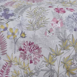 Becquet Linge de lit satin de coton motif floral< Les Matières|Housse De Couette