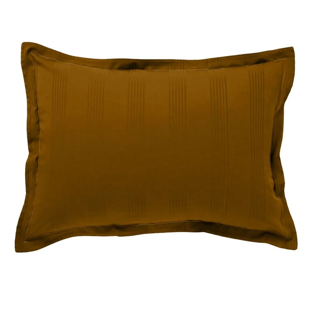 Becquet Linge de lit satin de coton uni et rayé Lauréat< Housse De Couette