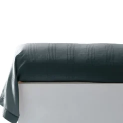 Becquet Linge de lit satin de coton uni et rayé Lauréat< Les Matières|Housse De Couette