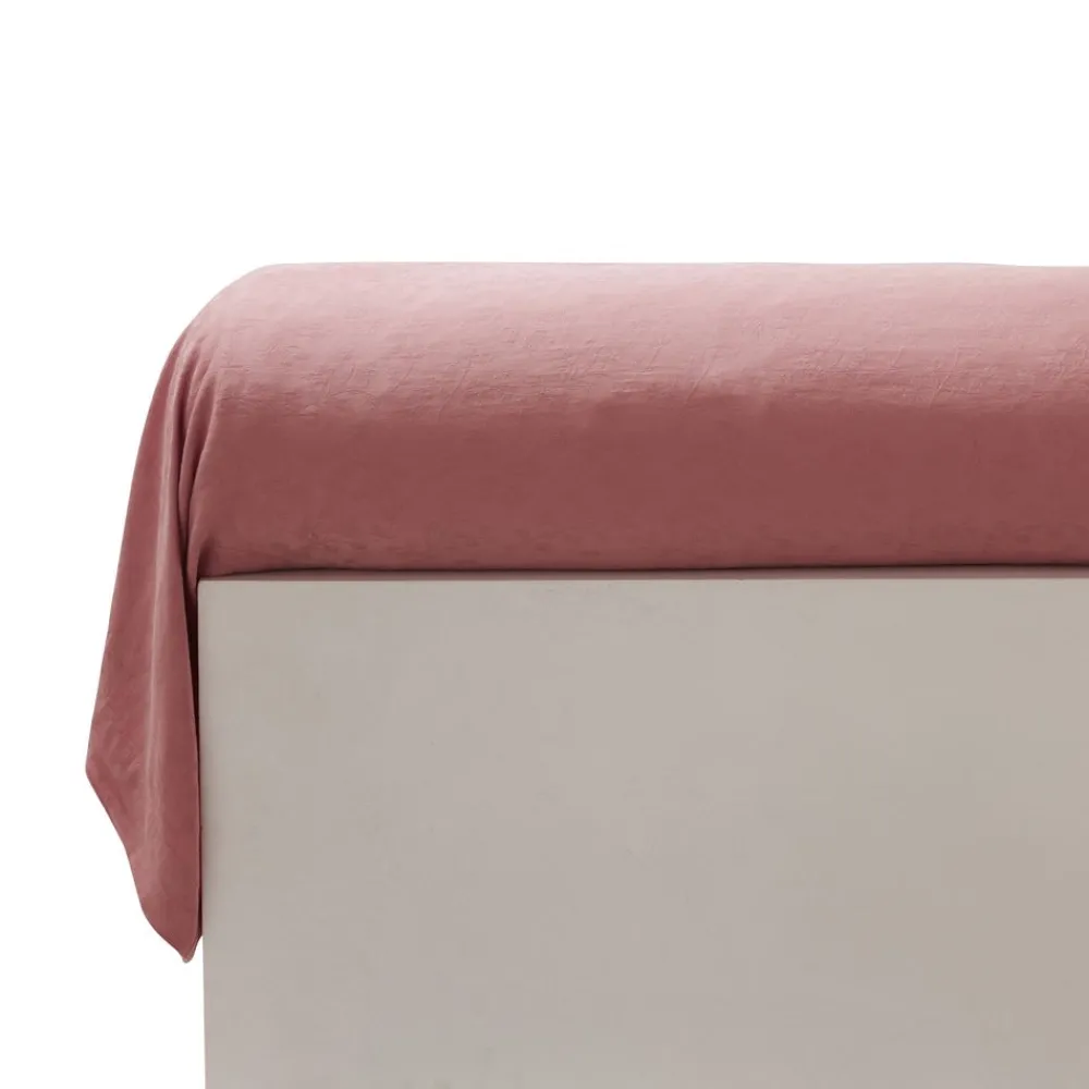 Becquet Linge de lit satin de coton motif fleurs< Housse De Couette