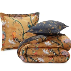 Becquet Linge de lit satin de coton fleuri - CRÉATION< Les Matières|Housse De Couette