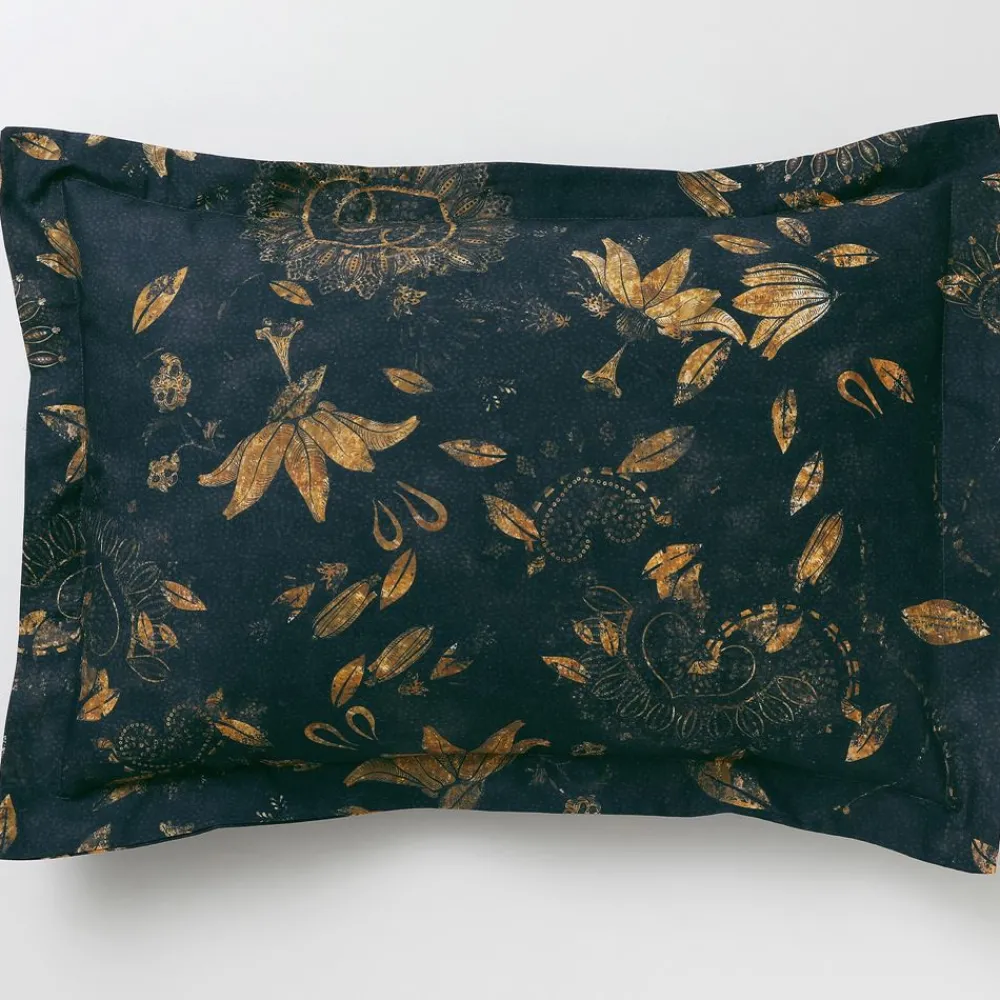 Becquet Linge de lit satin de coton fleuri - CRÉATION< Les Matières|Housse De Couette