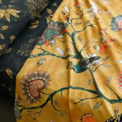 Becquet Linge de lit satin de coton fleuri - CRÉATION< Les Matières|Housse De Couette