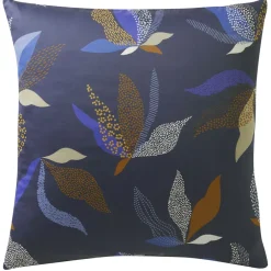 Becquet Linge de lit satin de coton motif feuillage stylisé - CRÉATION< Housse De Couette|Linge De Lit Fantaisie, Linge De Lit Brodé