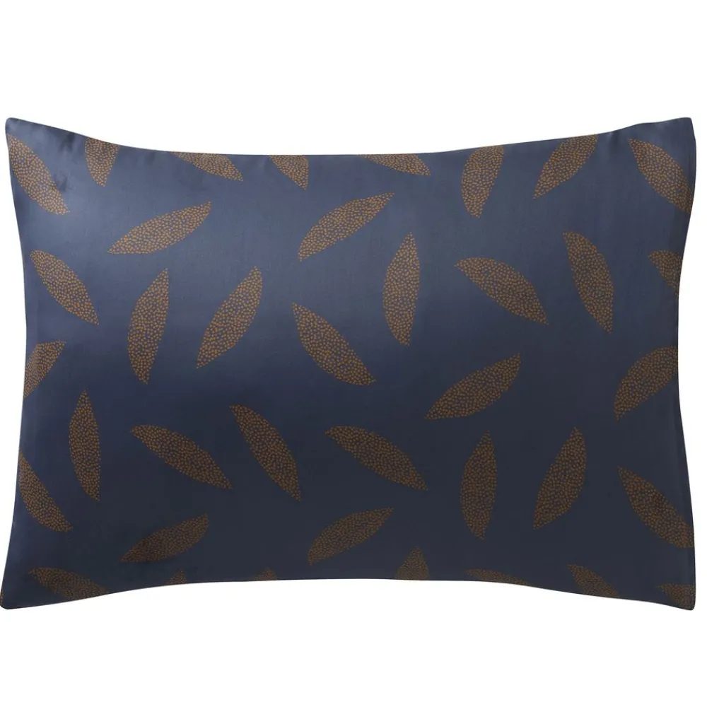 Becquet Linge de lit satin de coton motif feuillage stylisé - CRÉATION< Housse De Couette|Linge De Lit Fantaisie, Linge De Lit Brodé